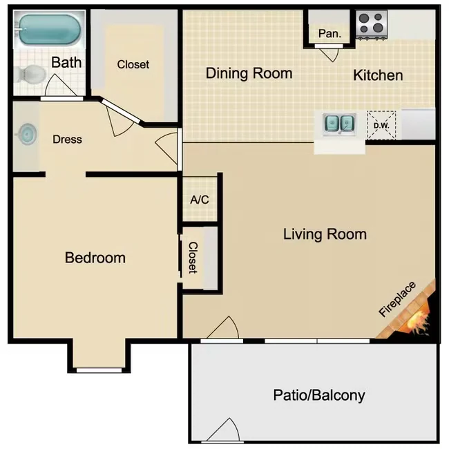 Unit 2302 2302 floor plan